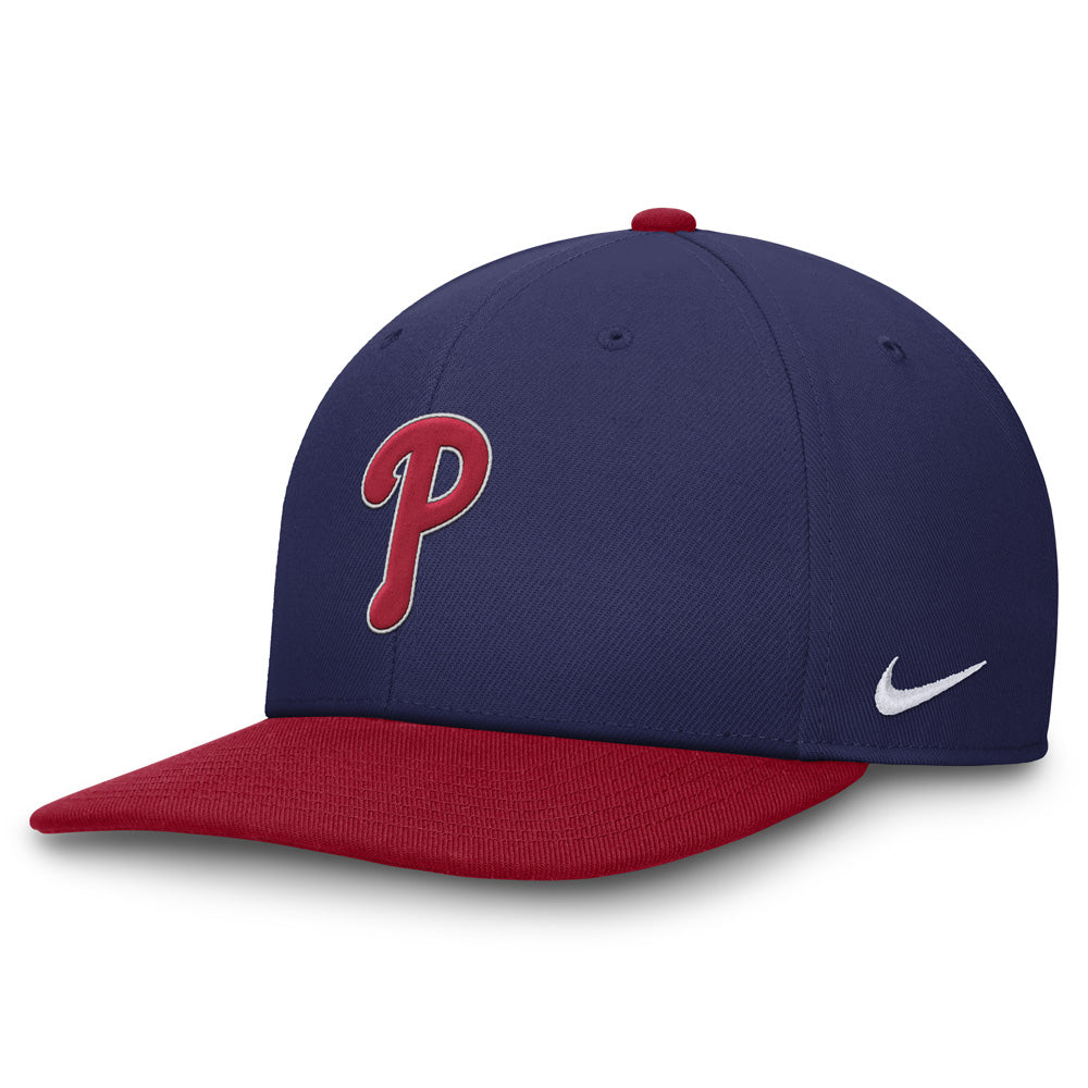 MLB Philadelphia Phillies Nike Pro Snapback Hat - Blue