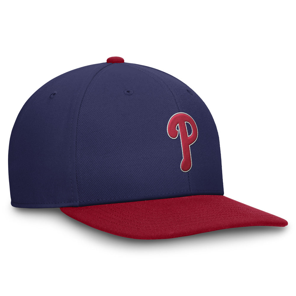 MLB Philadelphia Phillies Nike Pro Snapback Hat - Blue