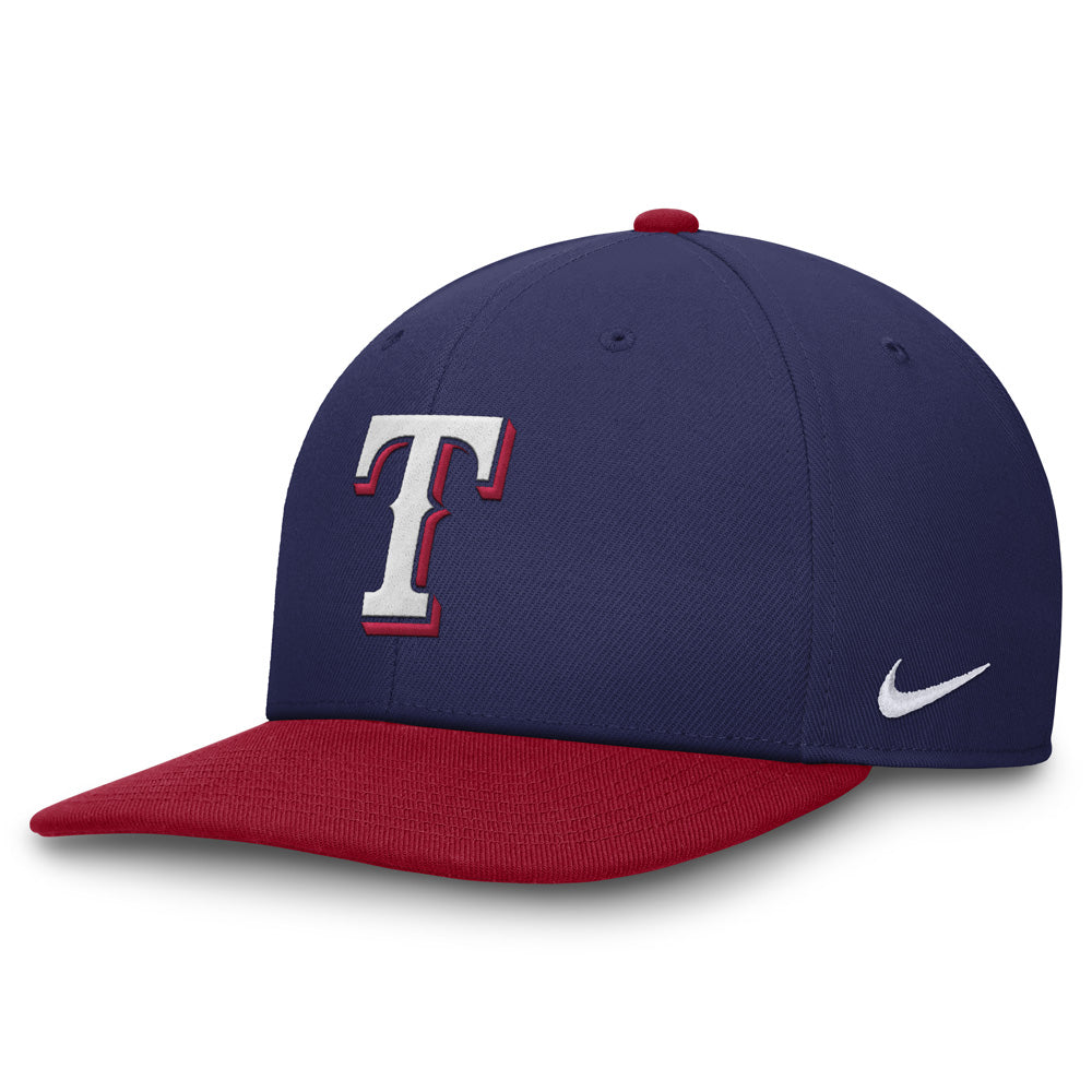 MLB Texas Rangers Nike Pro Snapback Hat - Blue