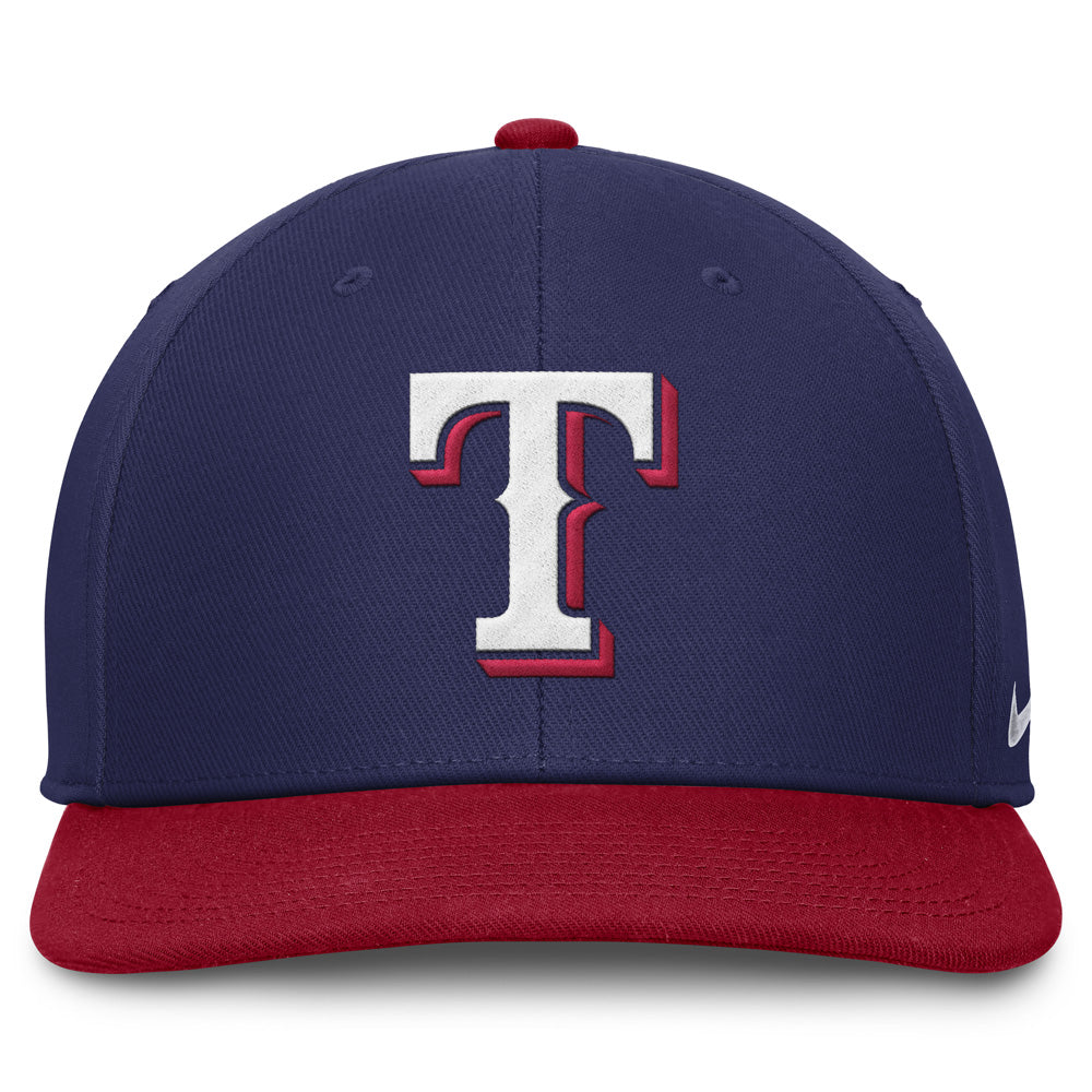 MLB Texas Rangers Nike Pro Snapback Hat - Blue