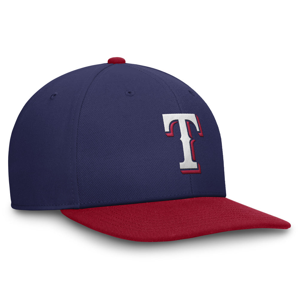 MLB Texas Rangers Nike Pro Snapback Hat - Blue