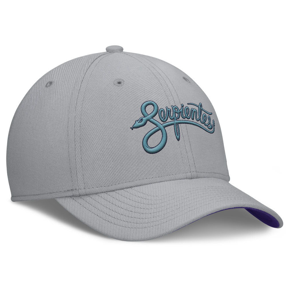 MLB Arizona Diamondbacks Nike City Connect Swoosh Flex Fit Hat - Gray