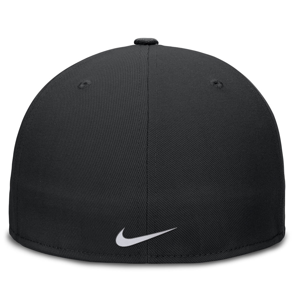 MLB Chicago White Sox Nike True Structured Fitted Hat - Black