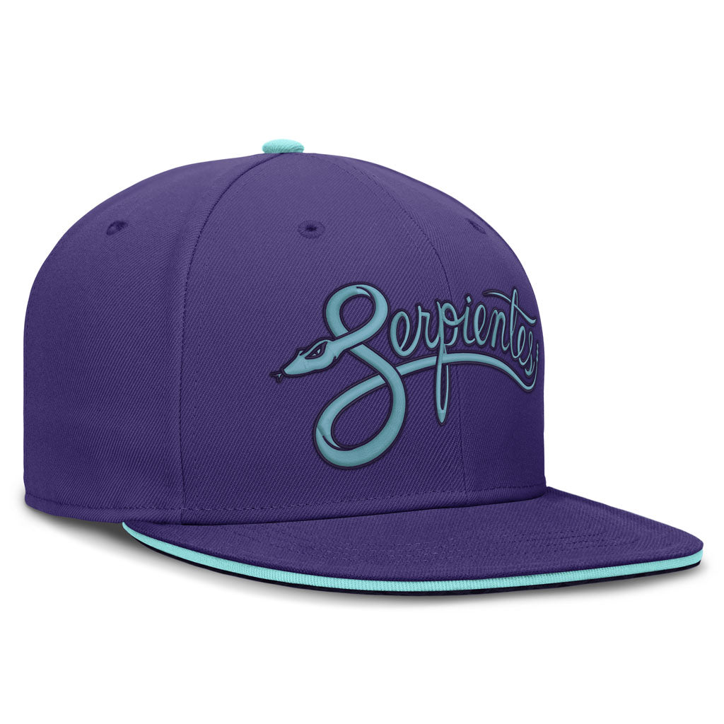 MLB Arizona Diamondbacks Nike Serpientes City Connect Dri-Fit Fitted Hat - Purple