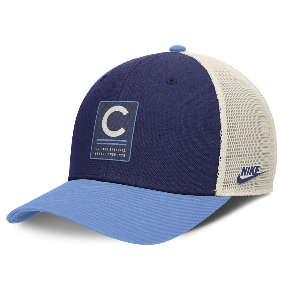 MLB Chicago Cubs Nike Cooperstown Club Trucker Adjustable Hat - Blue