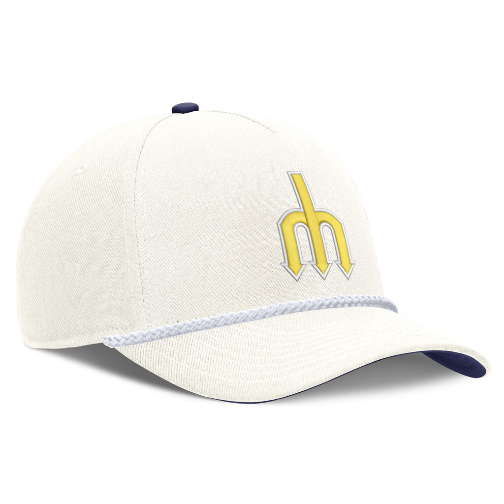MLB Seattle Mariners Nike Rope Cooperstown Adjustable Hat - Cream