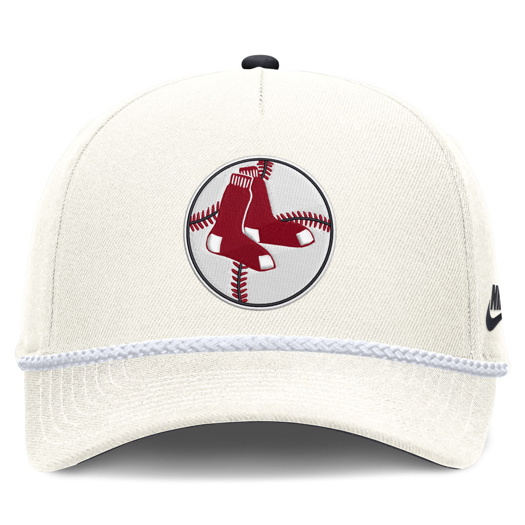 MLB Boston Red Sox Nike Rope Cooperstown Adjustable Hat - Cream