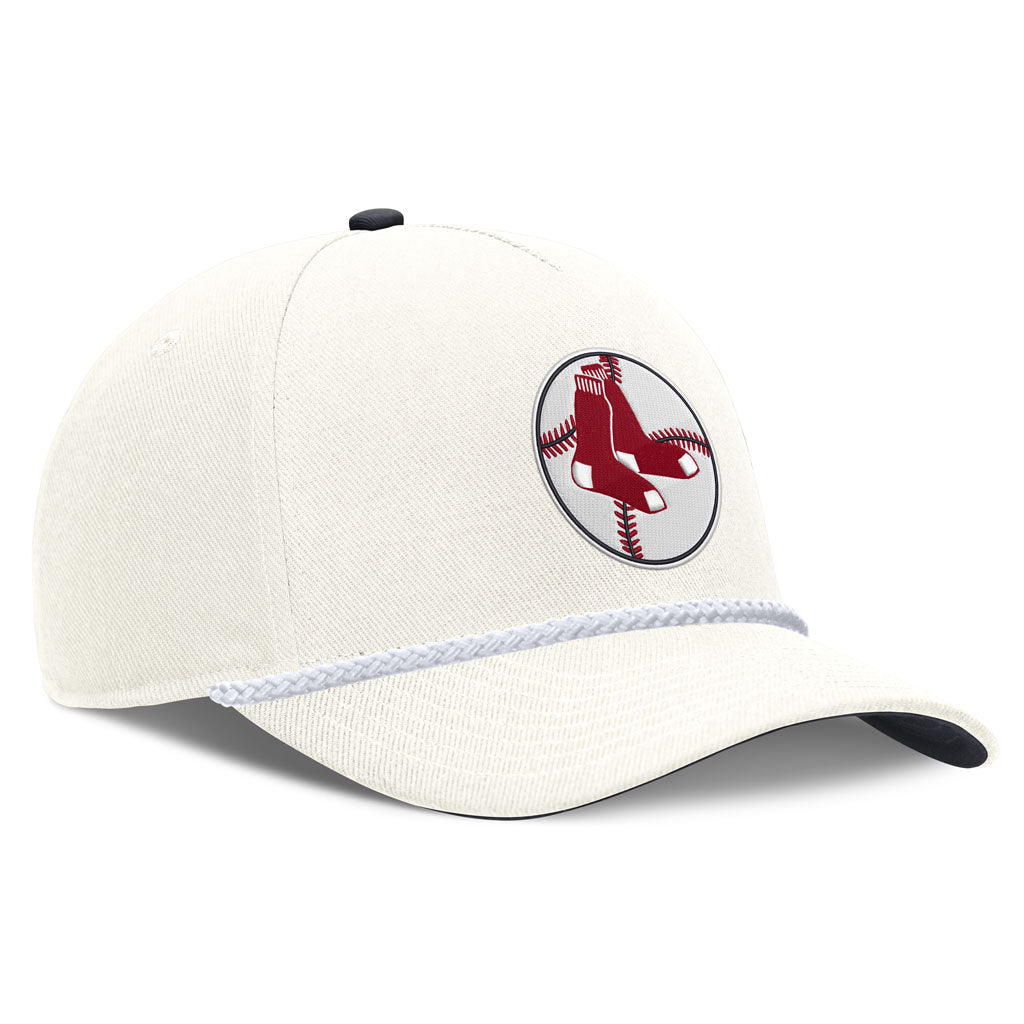 MLB Boston Red Sox Nike Rope Cooperstown Adjustable Hat - Cream
