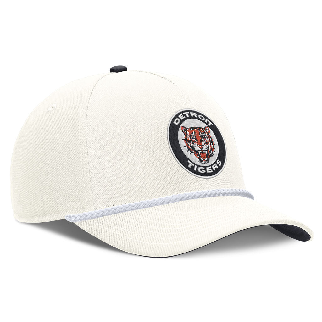 MLB Detroit Tigers Nike Rope Cooperstown Adjustable Hat - Cream