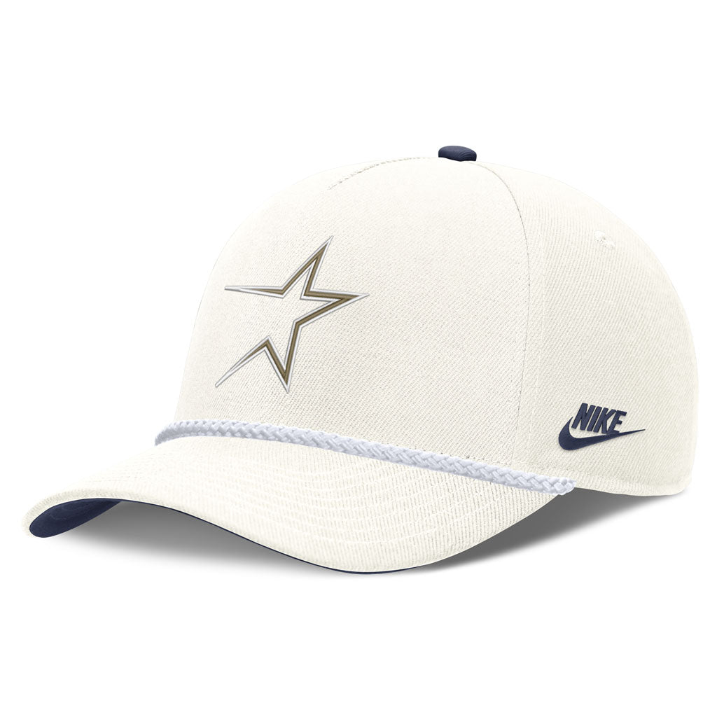 MLB Houston Astros Nike Rope Cooperstown Adjustable Hat - Cream