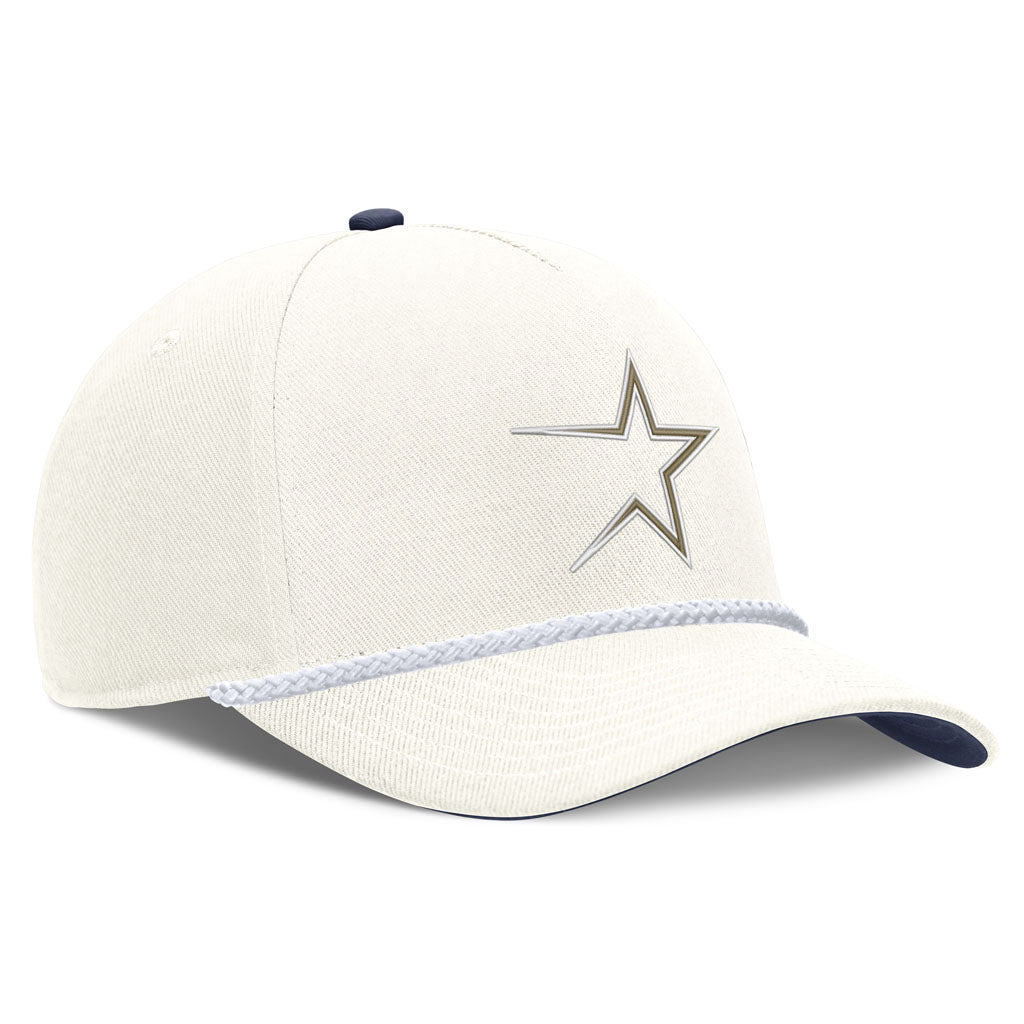 MLB Houston Astros Nike Rope Cooperstown Adjustable Hat - Cream