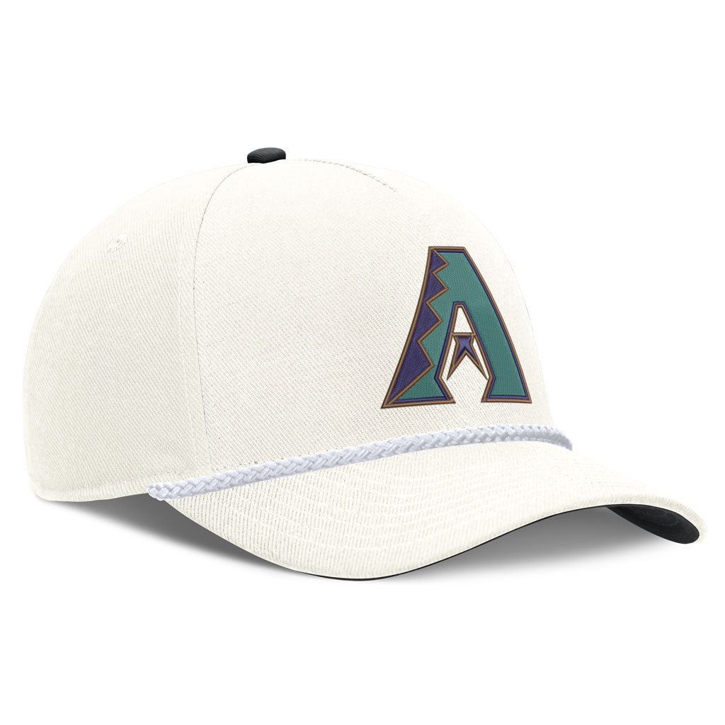 MLB Arizona Diamondbacks Nike Rope Cooperstown Adjustable Hat - Cream