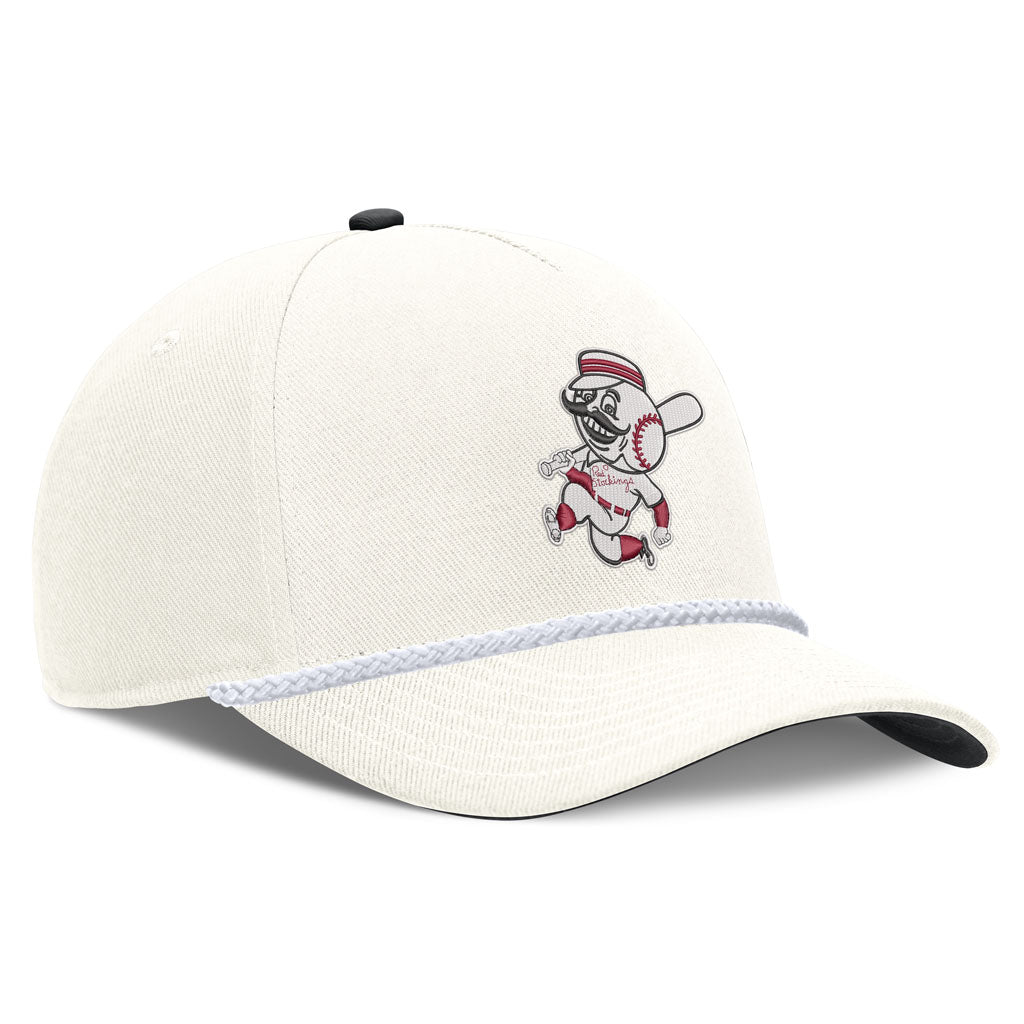MLB Cincinnati Reds Nike Rope Cooperstown Adjustable Hat - Cream