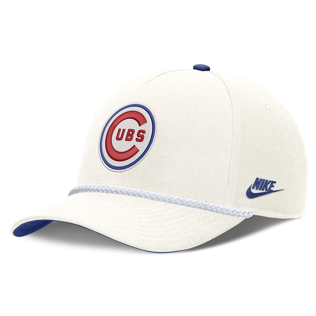 MLB Chicago Cubs Nike Rope Cooperstown Adjustable Hat - Cream