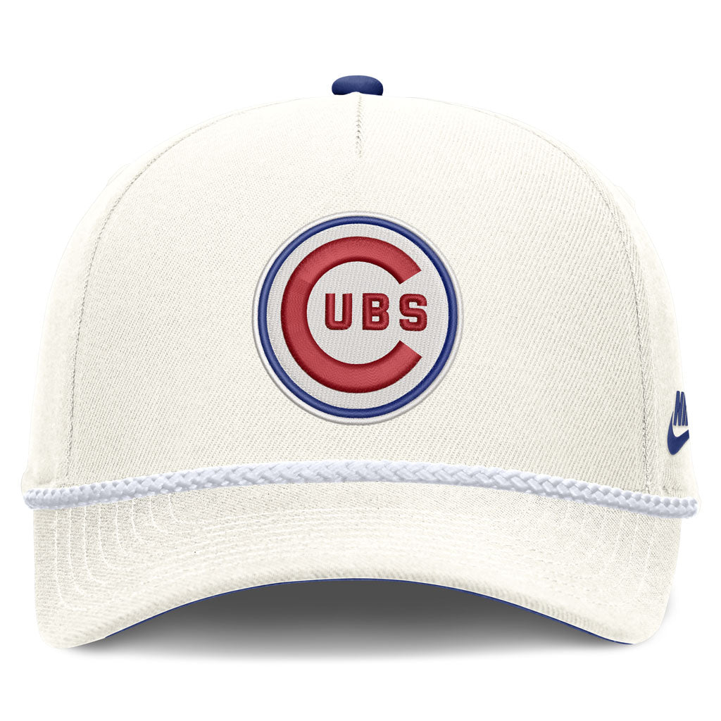 MLB Chicago Cubs Nike Rope Cooperstown Adjustable Hat - Cream