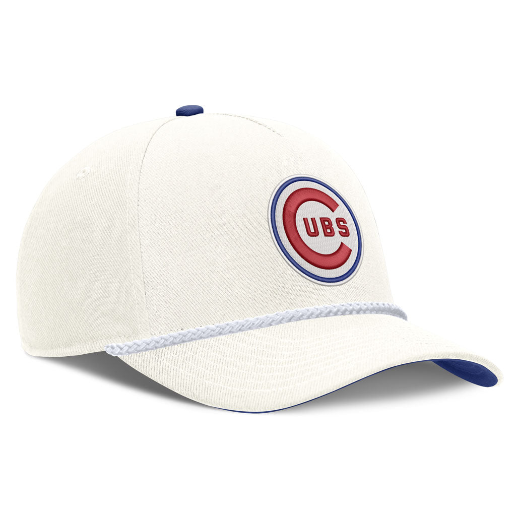 MLB Chicago Cubs Nike Rope Cooperstown Adjustable Hat - Cream