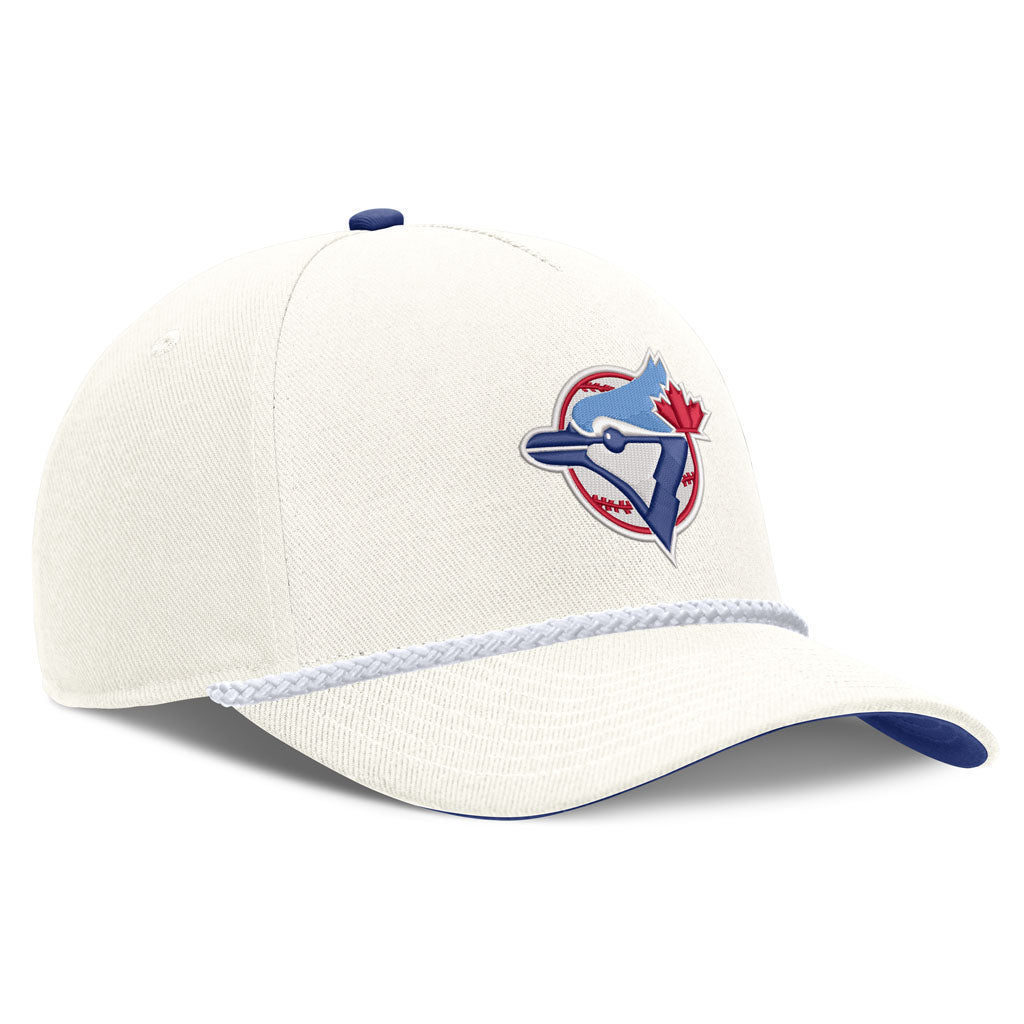 MLB Toronto Blue Jays Nike Rope Cooperstown Adjustable Hat - Cream