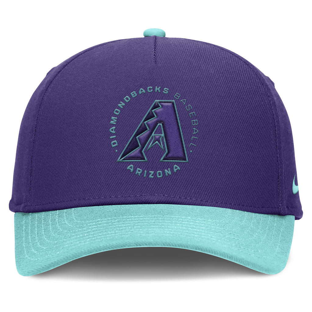 MLB Arizona Diamondbacks Nike Two-Tone City Connect Circle Adjustable Hat - Purple