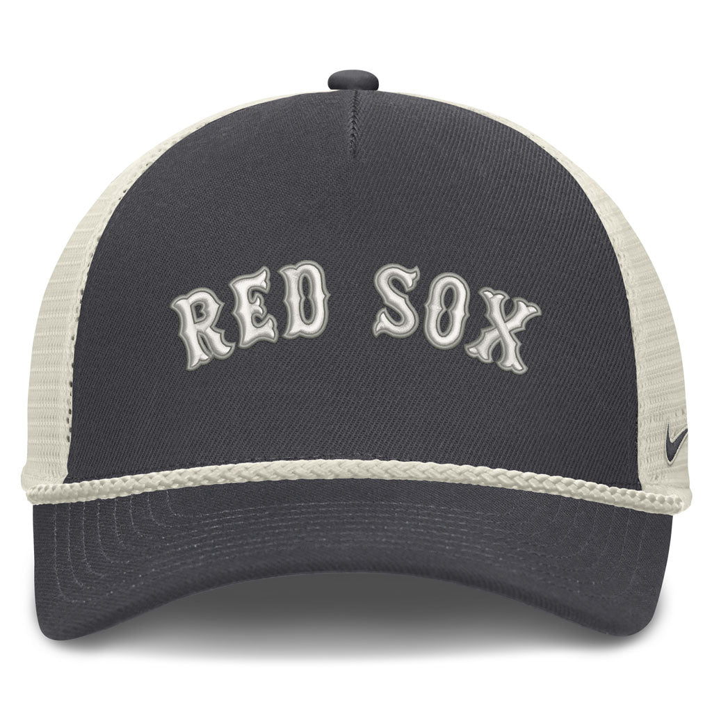 MLB Boston Red Sox Nike Statement Rope Adjustable Snapback Hat - Graphite