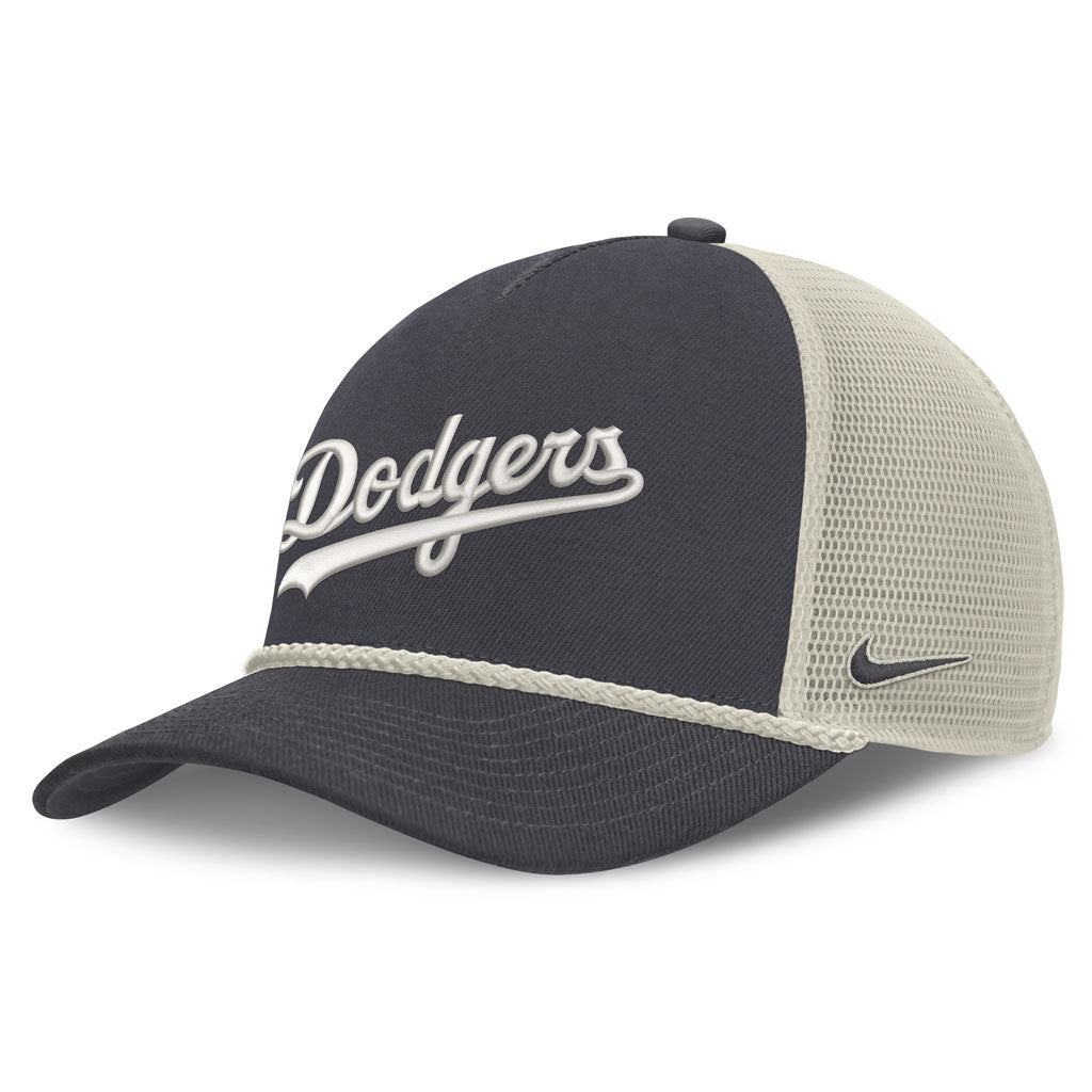 MLB Los Angeles Dodgers Nike Statement Rope Adjustable Snapback Hat - Graphite
