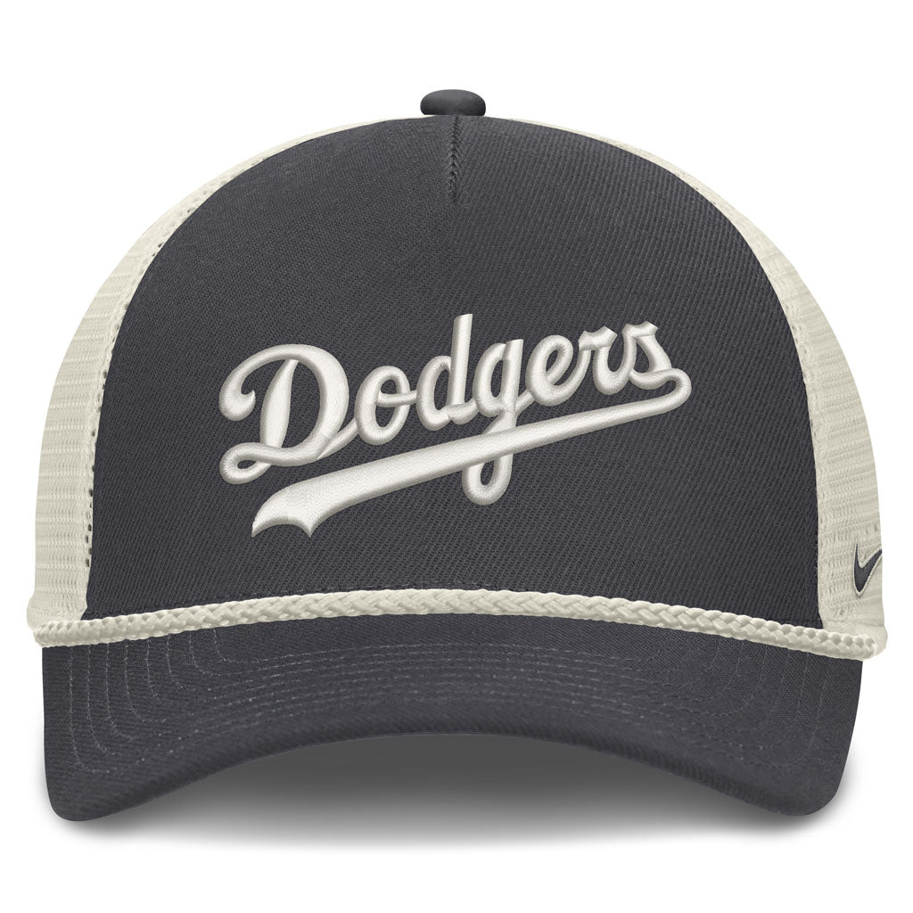 MLB Los Angeles Dodgers Nike Statement Rope Adjustable Snapback Hat - Graphite