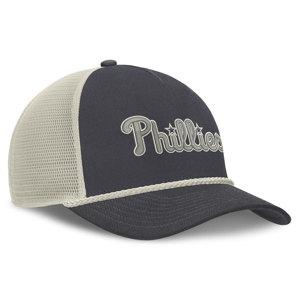 MLB Philadelphia Phillies Nike Statement Rope Adjustable Snapback Hat - Graphite