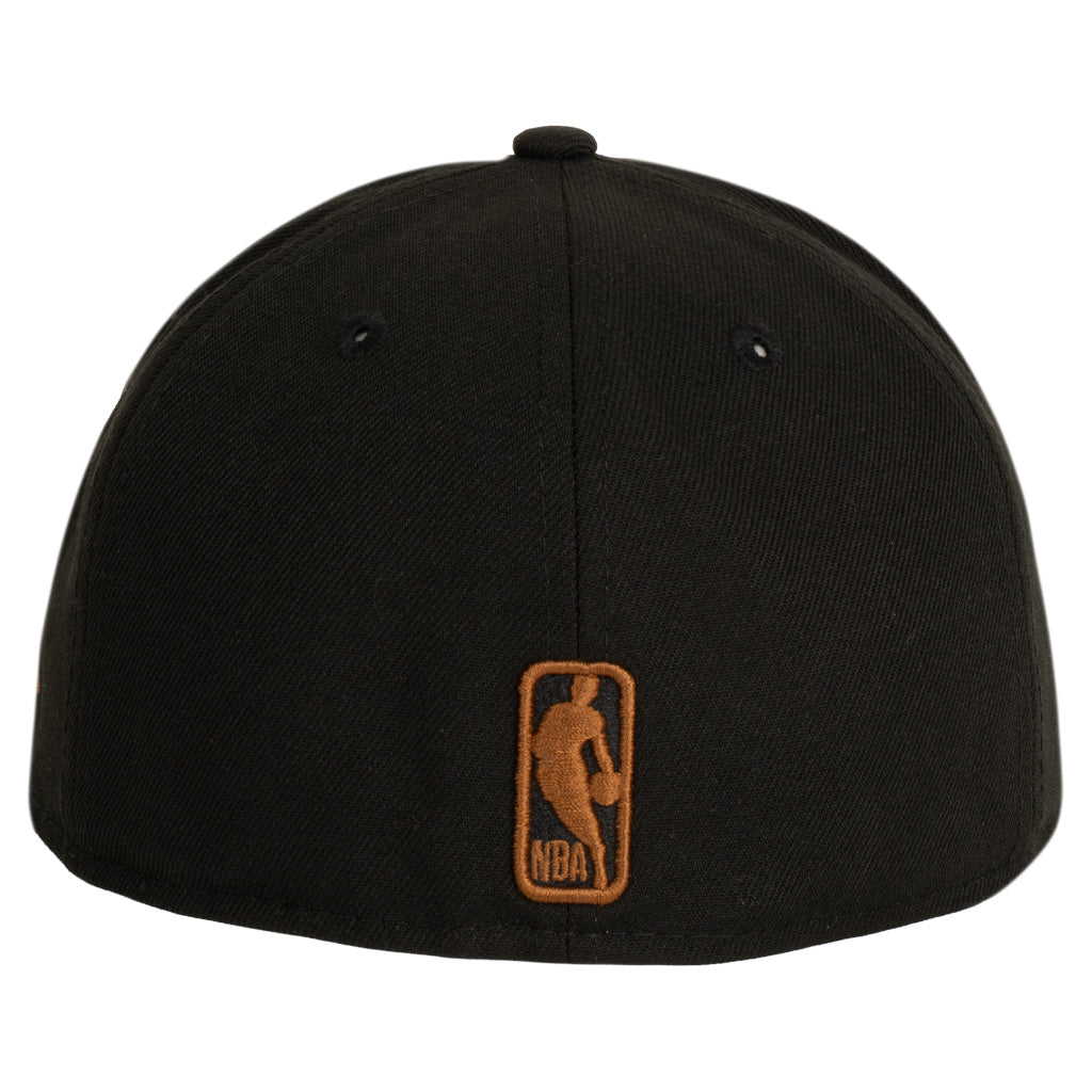 NBA Phoenix Suns New Era Brown Under Visor 59FIFTY Fitted Hat - Black