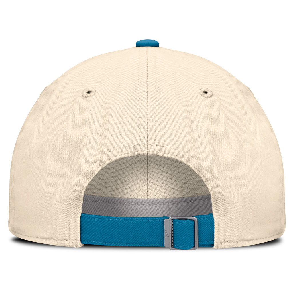 NCAA Arizona Wildcats Nike Two-Tone Throwback A Logo Slouch Adjustable Hat - Cream