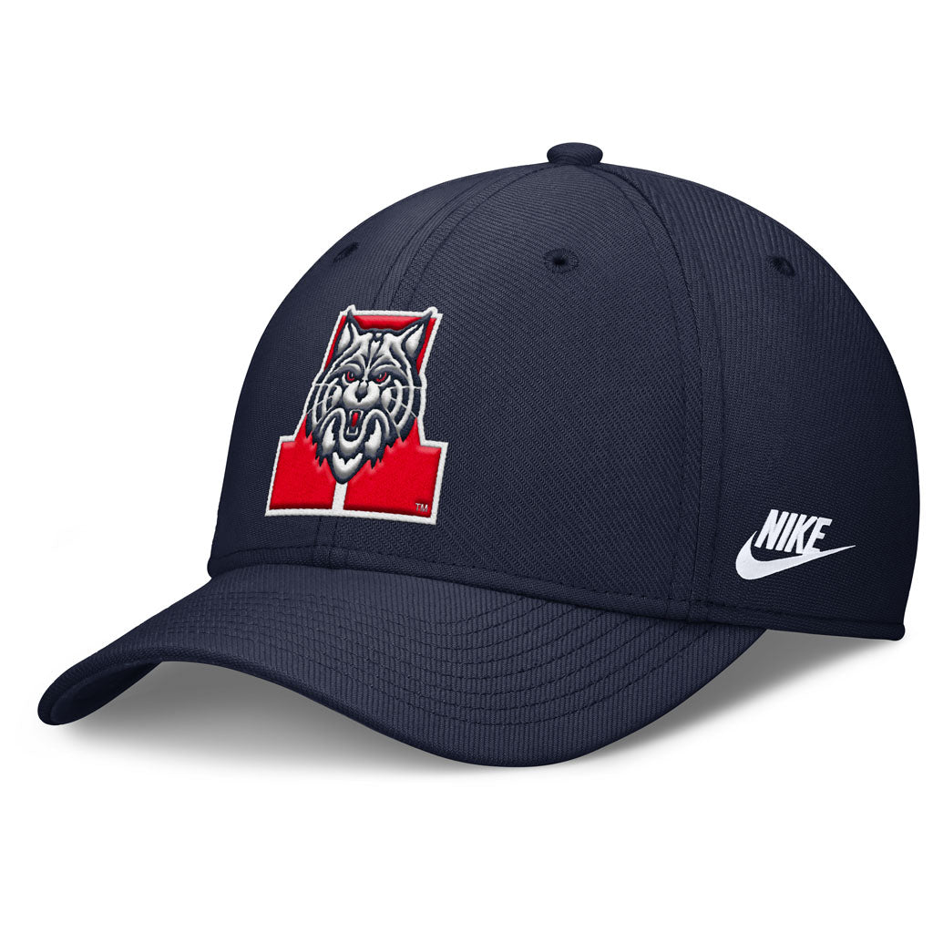 NCAA Arizona Wildcats Nike Overlap Logo Flex Hat - Navy