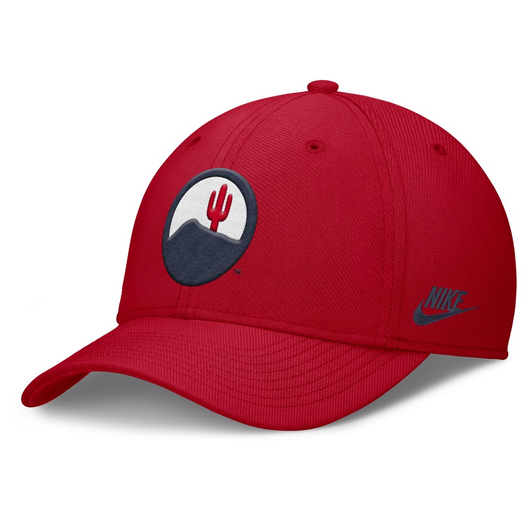 NCAA Arizona Wildcats Nike Academic SwooshFlex Fit Hat - Red