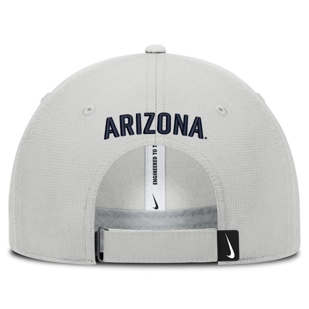 NCAA Arizona Wildcats Nike Throwback A Logo Structured Adjustable Hat - Gray