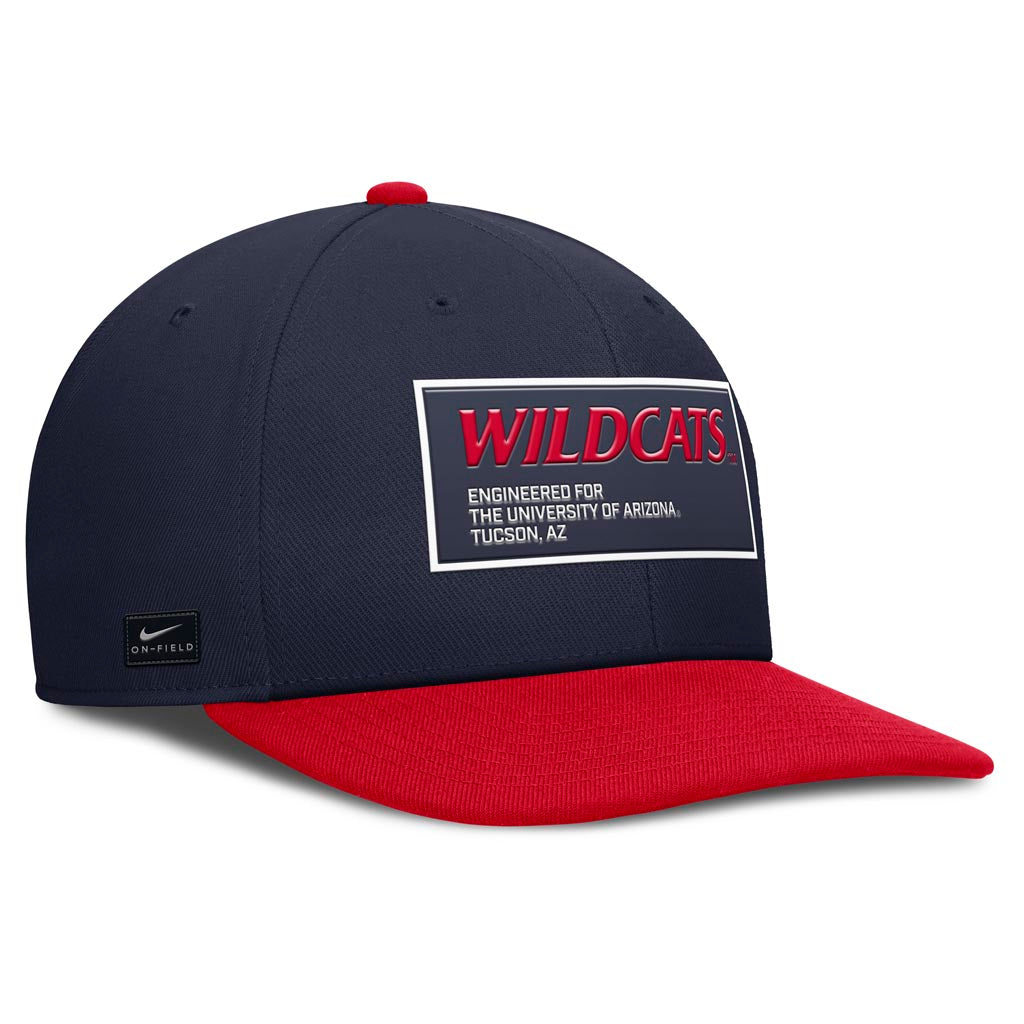 NCAA Arizona Wildcats Nike Patch Gameday Snapback Hat - Navy
