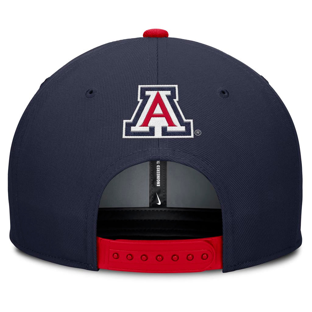 NCAA Arizona Wildcats Nike Patch Gameday Snapback Hat - Navy