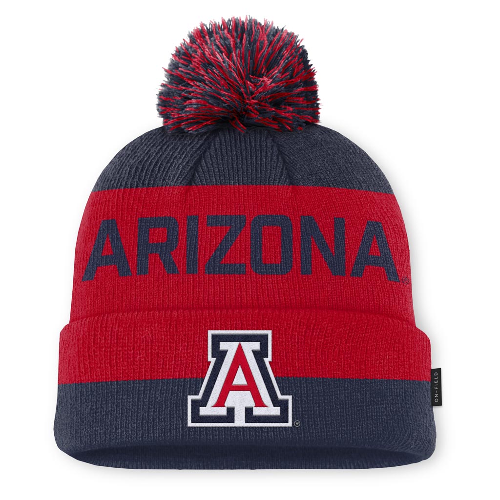 NCAA Arizona Wildcats Nike Peak Gameday Pom Knit Hat - Navy