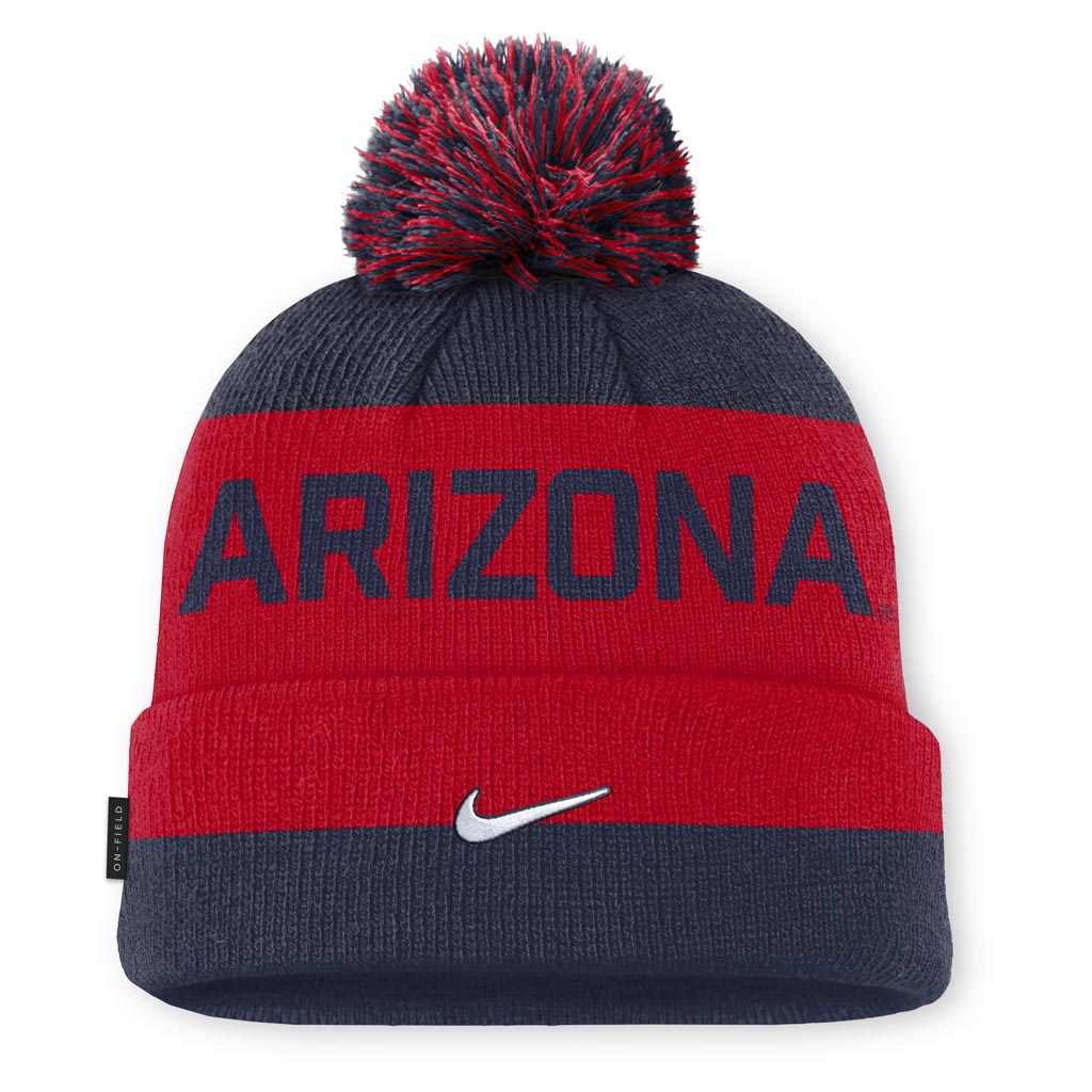 NCAA Arizona Wildcats Nike Peak Gameday Pom Knit Hat - Navy