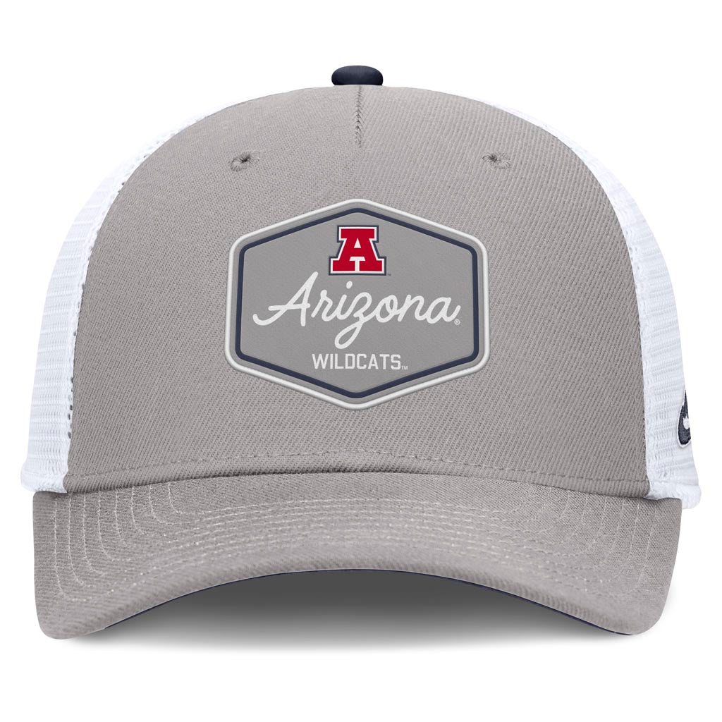 NCAA Arizona Wildcats Nike Hexagon Snapback Trucker Hat - Gray