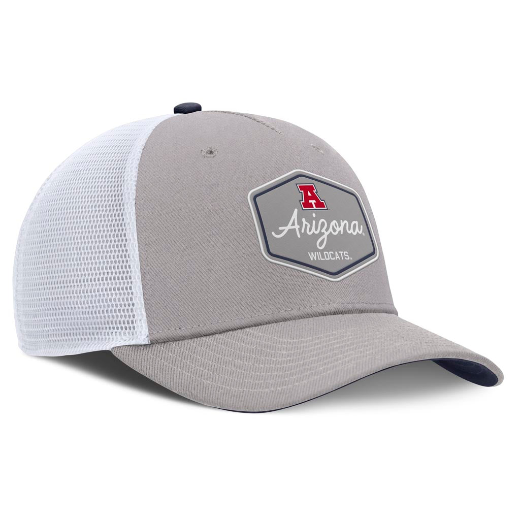 NCAA Arizona Wildcats Nike Hexagon Snapback Trucker Hat - Gray