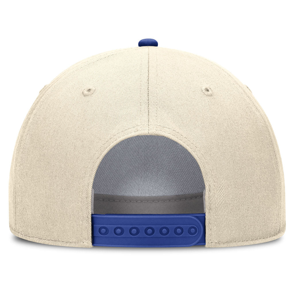 NCAA Duke Blue Devils Nike Two-Tone Rope Structured Adjustable Hat - Cream
