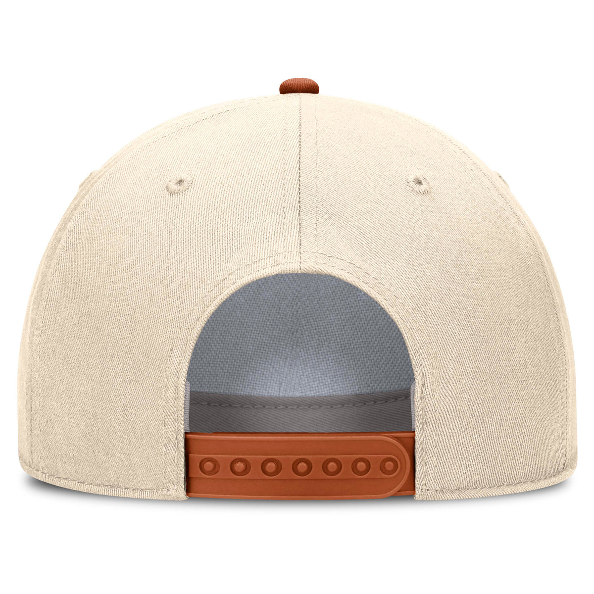 NCAA Texas Longhorns Nike Two-Tone Rope Structured Adjustable Hat - Cream