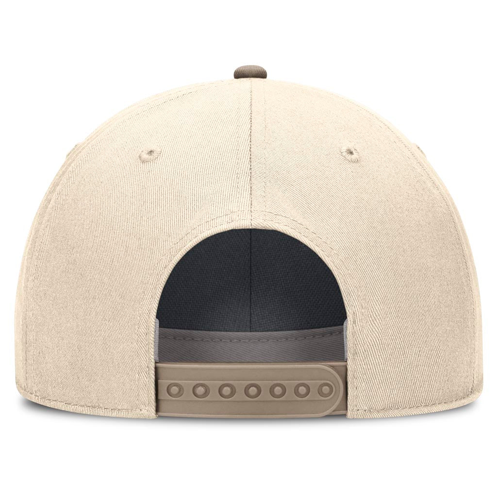 NCAA Arizona Wildcats Nike Throwback Logo Structured Snapback Hat - Cream