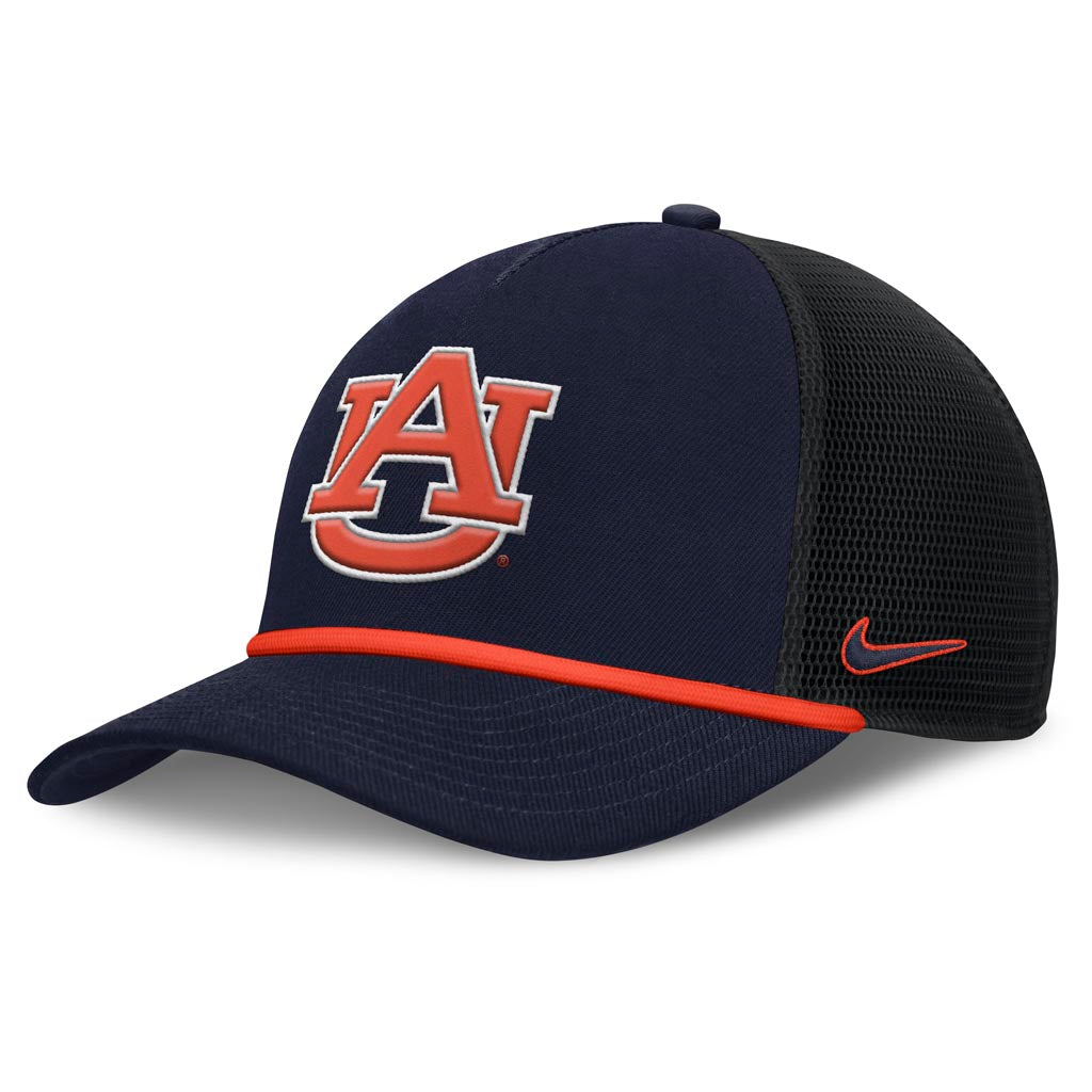 NCAA Auburn Tigers Nike Primary Logo Snapback Trucker Hat - Navy