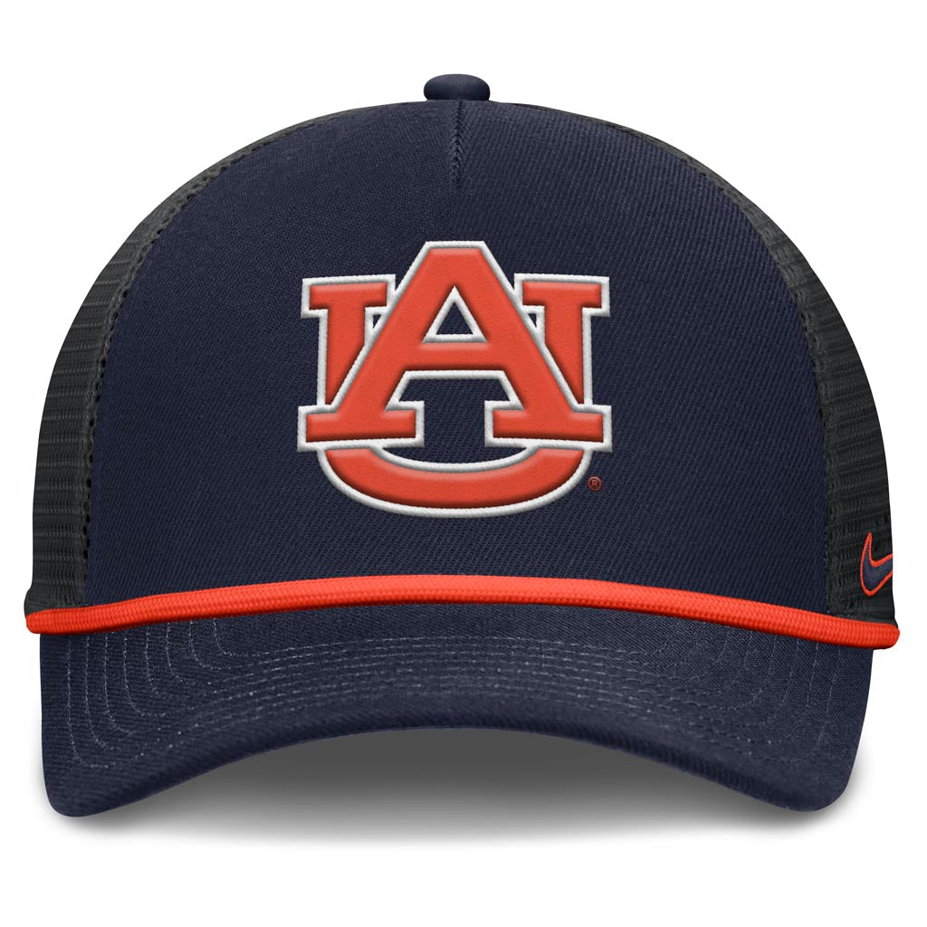 NCAA Auburn Tigers Nike Primary Logo Snapback Trucker Hat - Navy