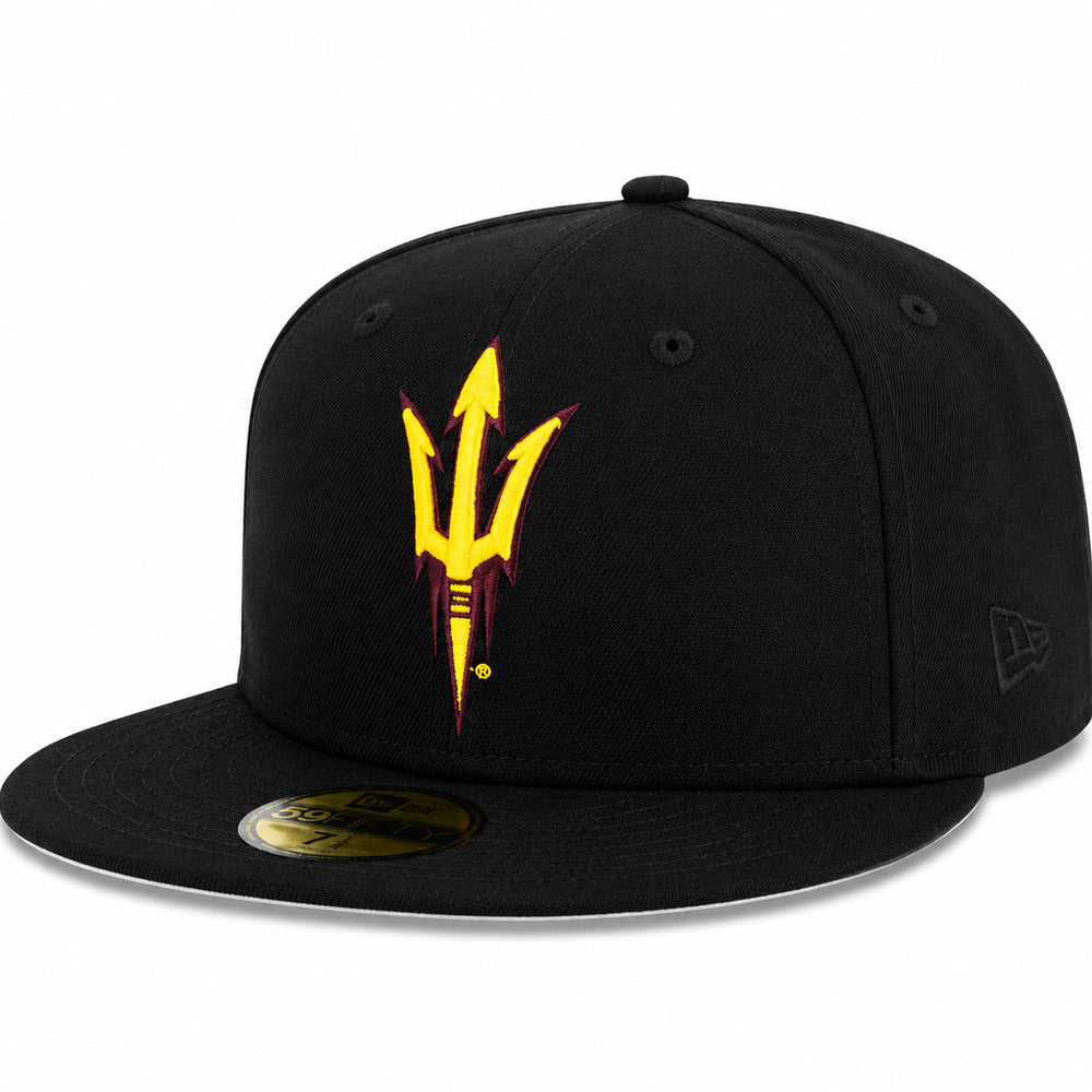 NCAA Arizona State Sun Devils New Era Primary Logo 59FIFTY Fitted Hat - Black