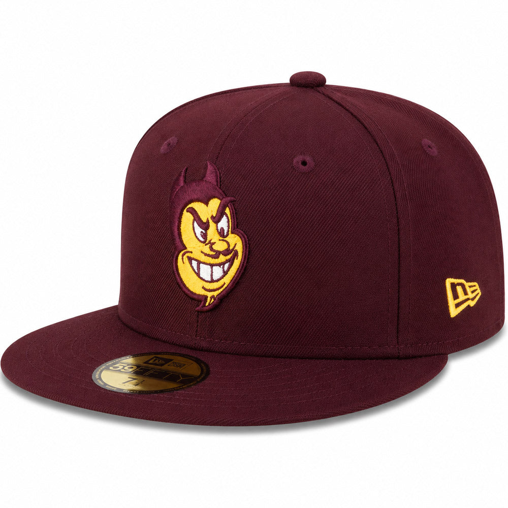 NCAA Arizona State Sun Devils New Era Sparky Face 59FIFTY Fitted Hat