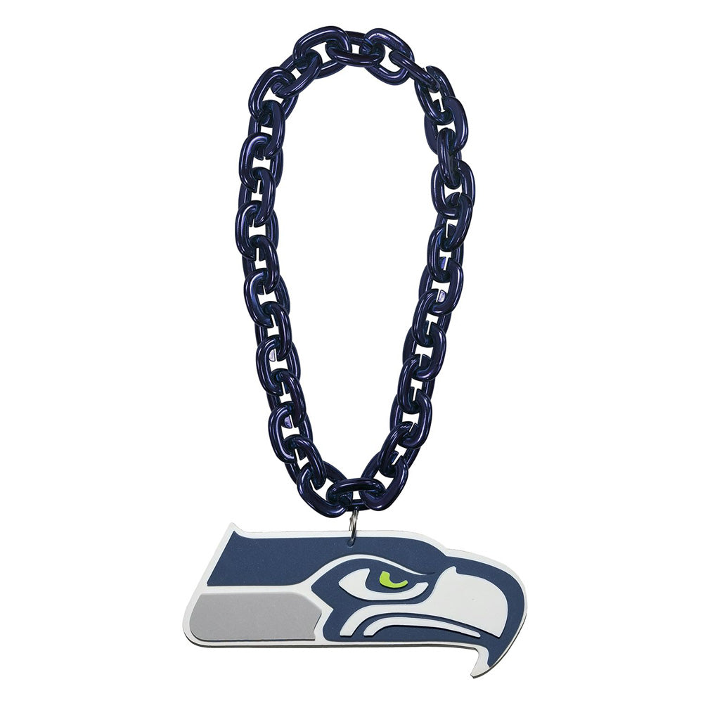 NFL Seattle Seahawks Aminco Large Fan Chain Necklace