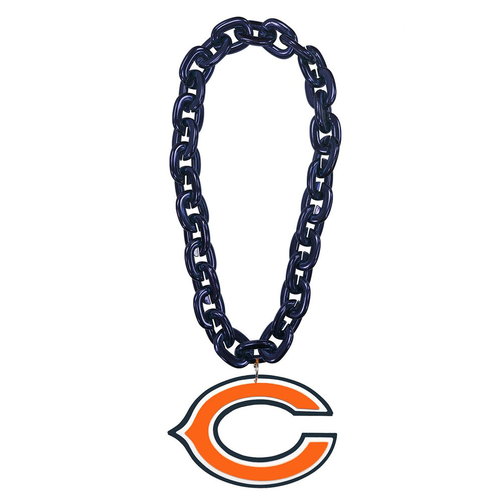 NFL Chicago Bears Aminco Large Fan Chain Necklace