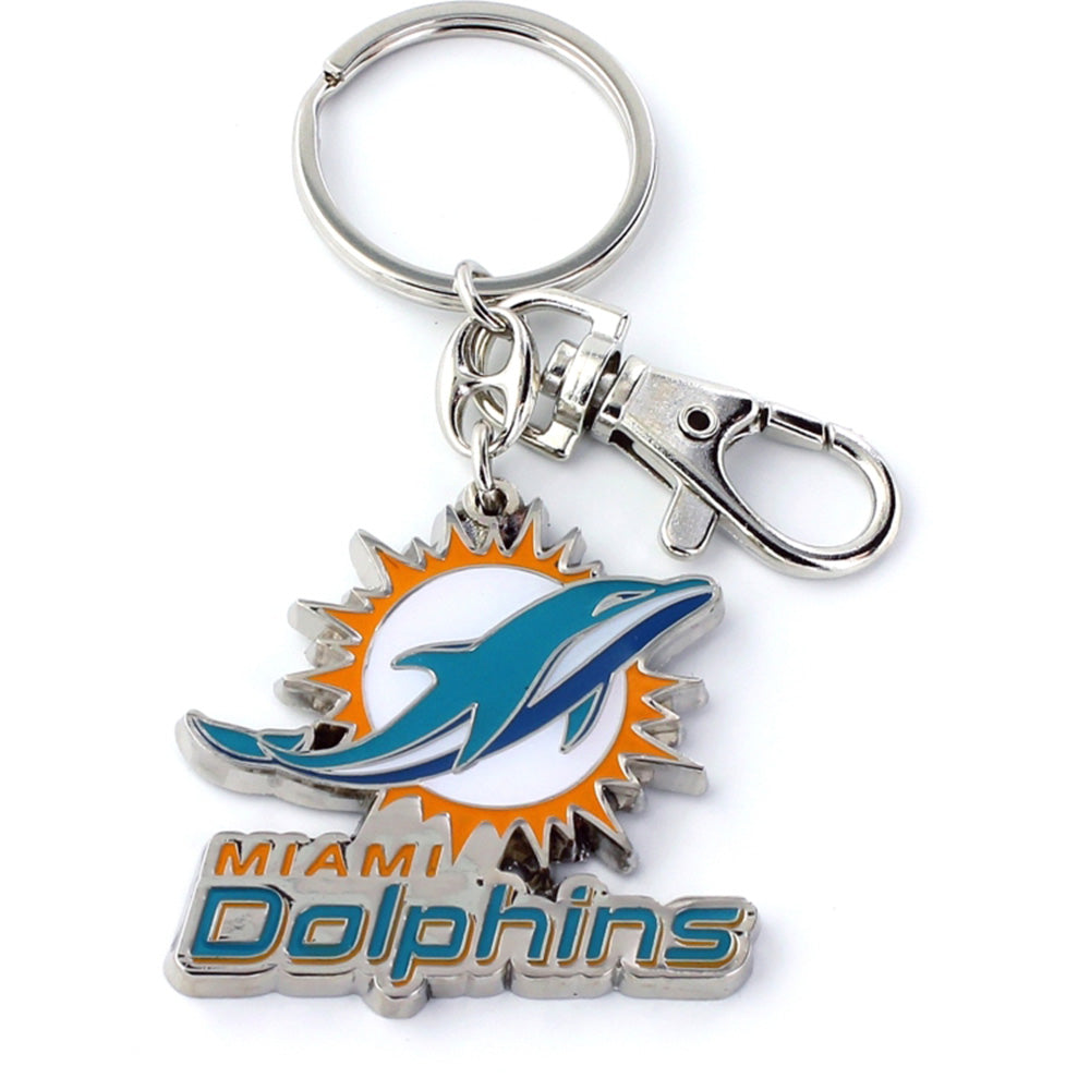 NFL Miami Dolphins Aminco Logo Keychain