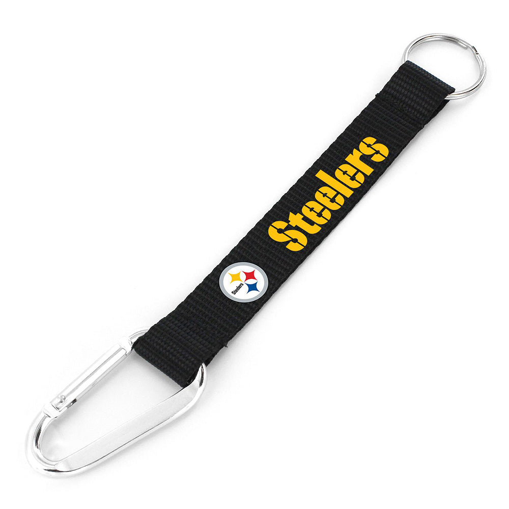NFL Pittsburgh Steelers Aminco Carabiner Lanyard Keychain