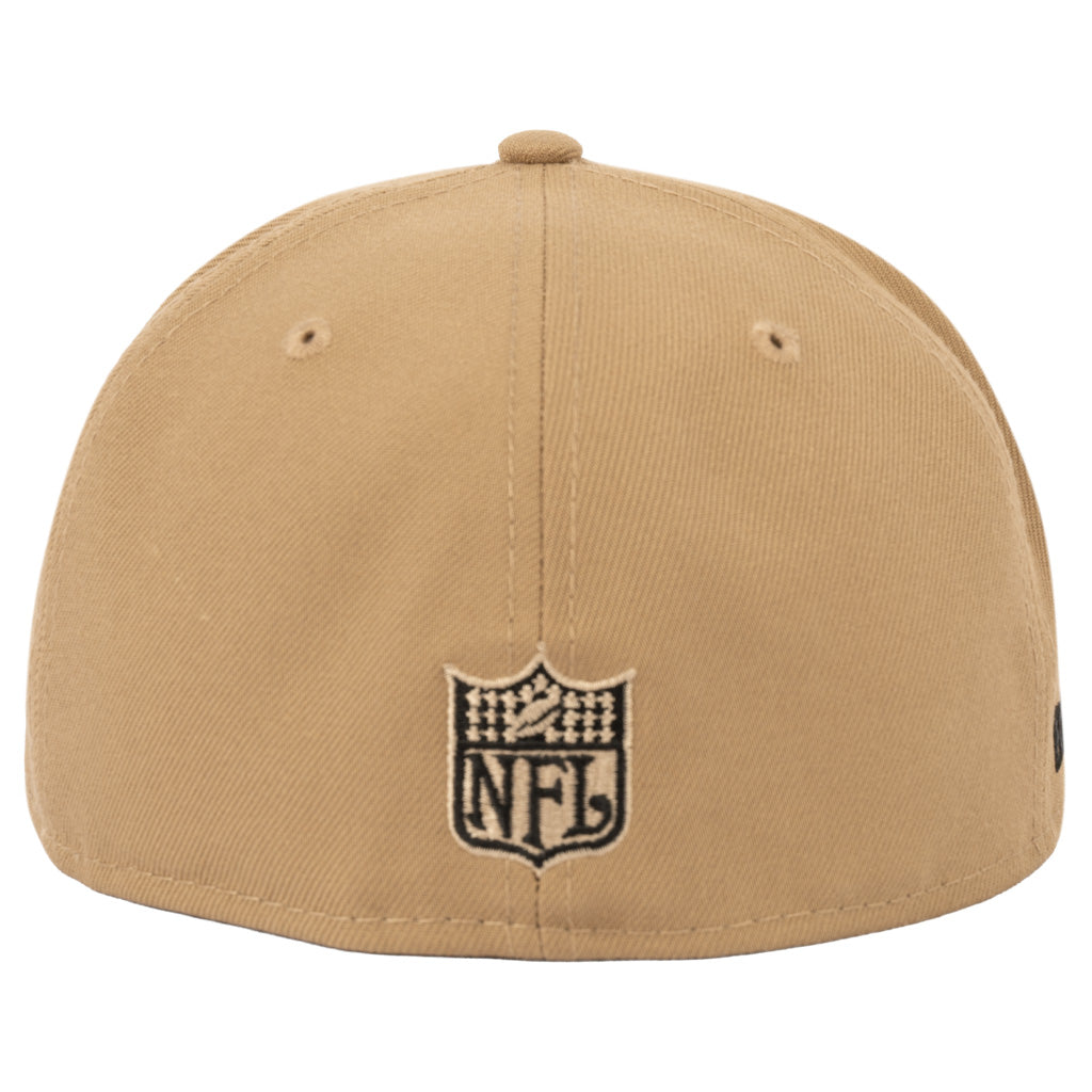 NFL Philadelphia Eagles New Era Mocha 59FIFTY Fitted Hat - Khaki