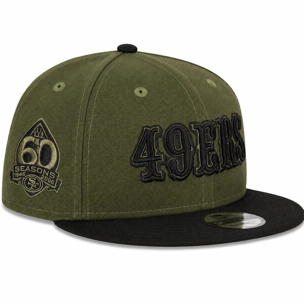 NFL San Francisco 49ers New Era Two-Tone Flying Tiger 9FIFTY Hat - Green